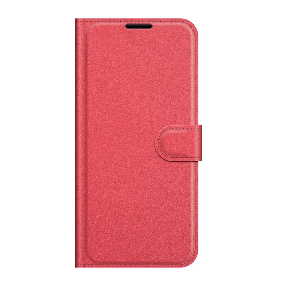  Sony Xperia 5 III Fodral Litchi Läder Röd