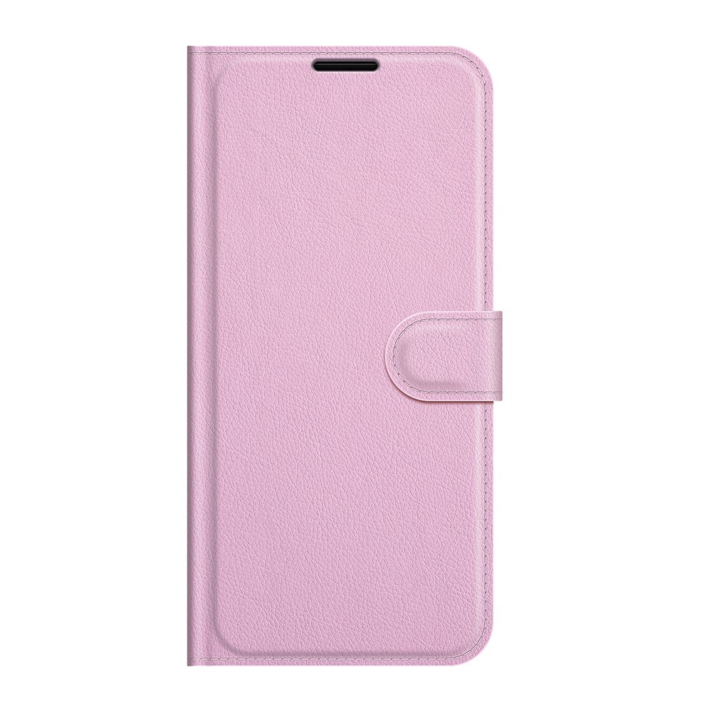  Sony Xperia 5 III Fodral Litchi Läder Ljus Rosa