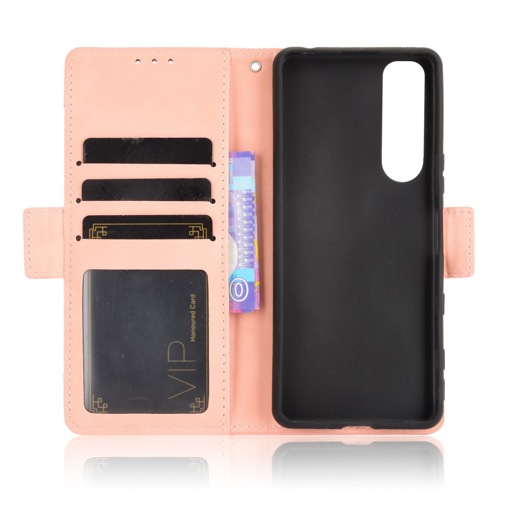  Sony Xperia 5 III Fodral Avtagbart Kortfodral Ljus Rosa