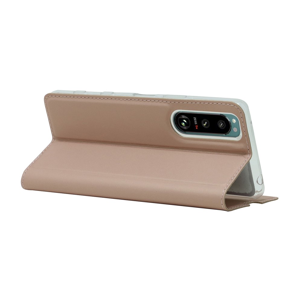  Sony Xperia 5 III Fodral Skin Touch Läder Roséguld