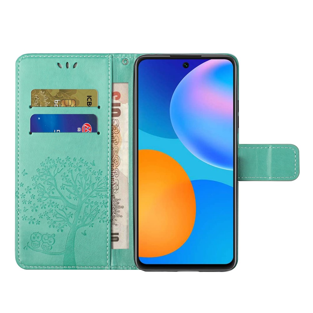  Xiaomi 11T / 11T Pro Fodral Tryckt Läder Grön