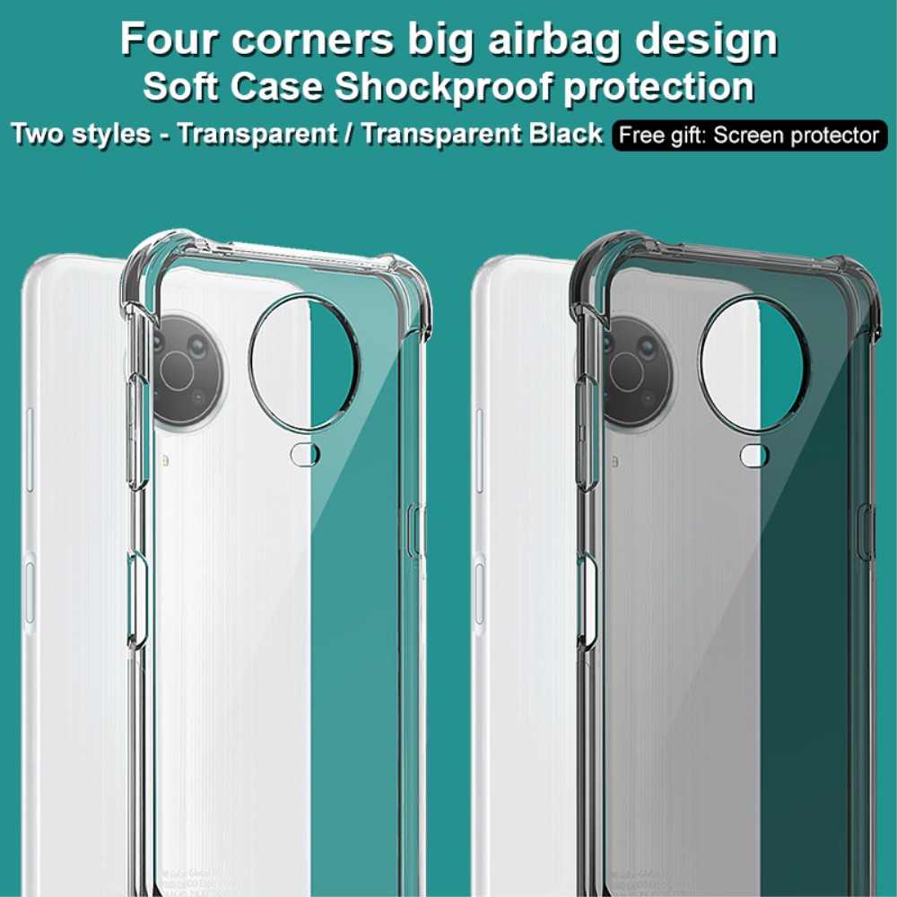 IMAK IMAK Nokia G10 / G20 Skal Shockproof TPU + Skärmskydd Transparent