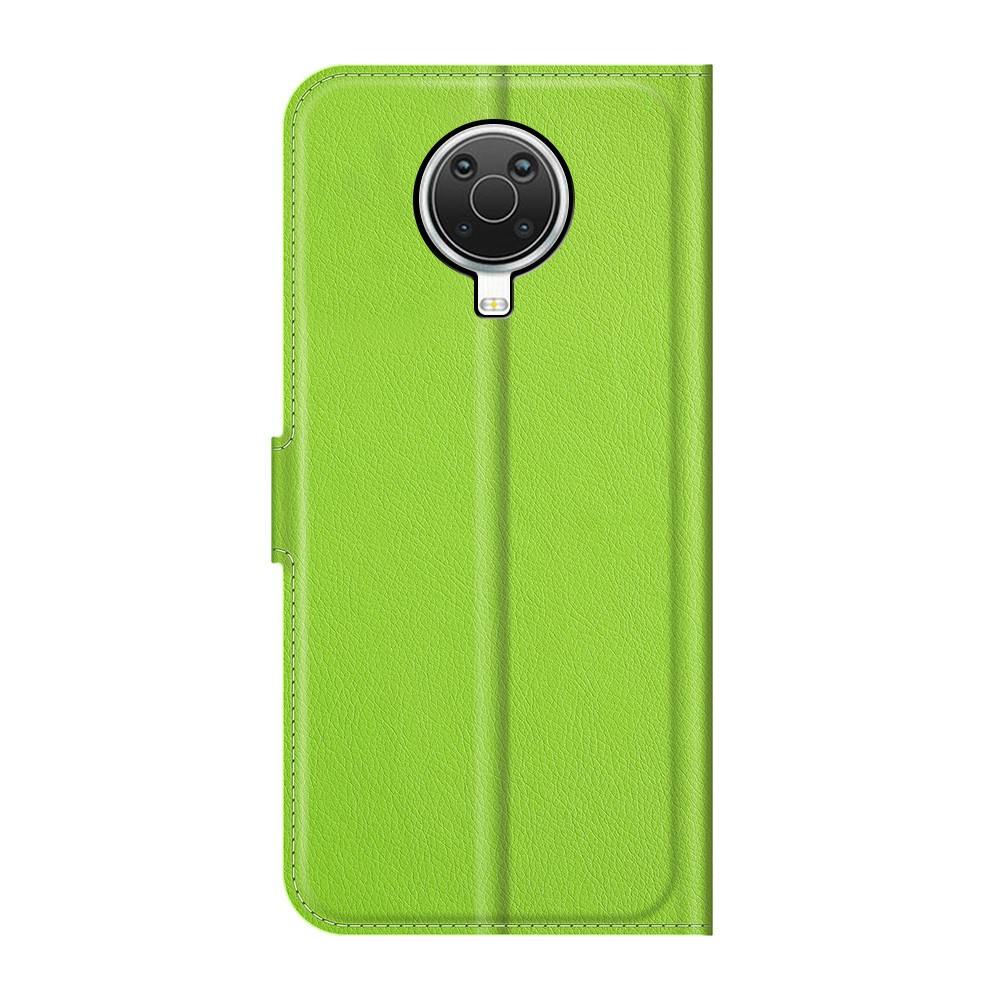 Nokia G10 / G20 Fodral Litchi Läder Grön