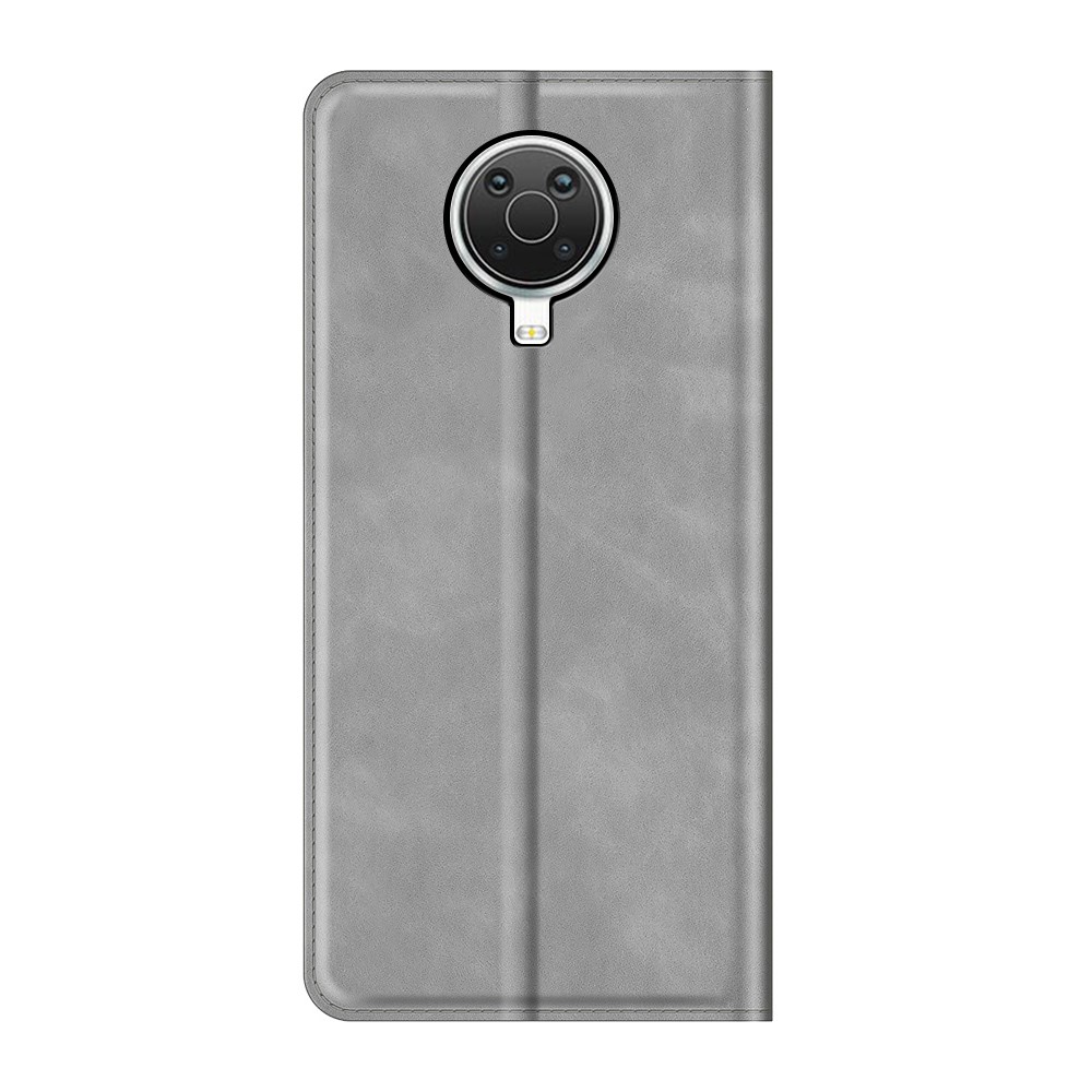 Nokia G10 / G20 Fodral Skin Touch Läder Grå