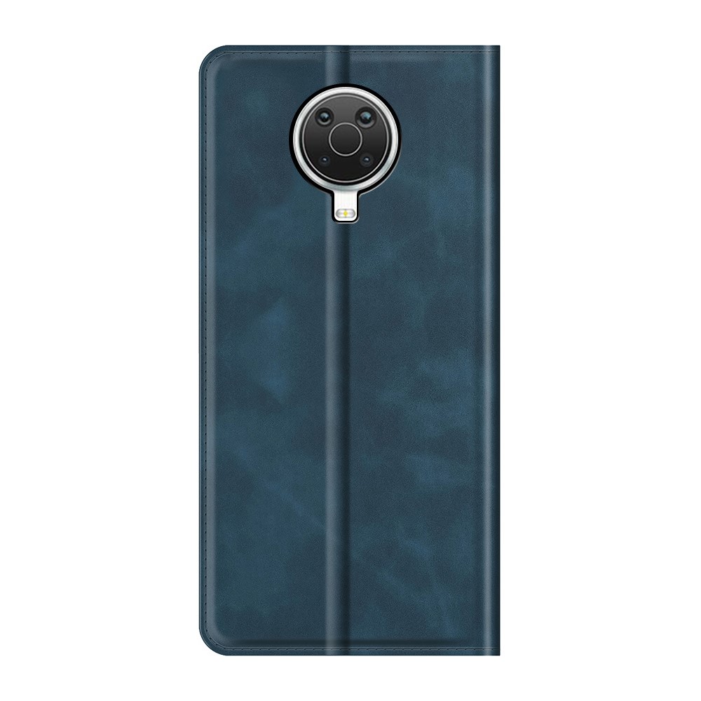  Nokia G10 / G20 Fodral Skin Touch Läder Blå