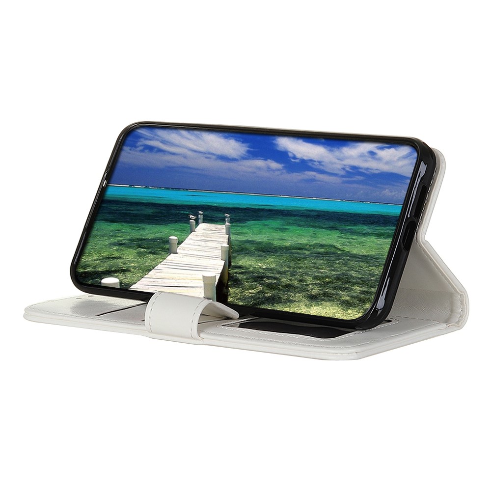  Nokia XR20 Fodral Crazy Horse Läder Vit