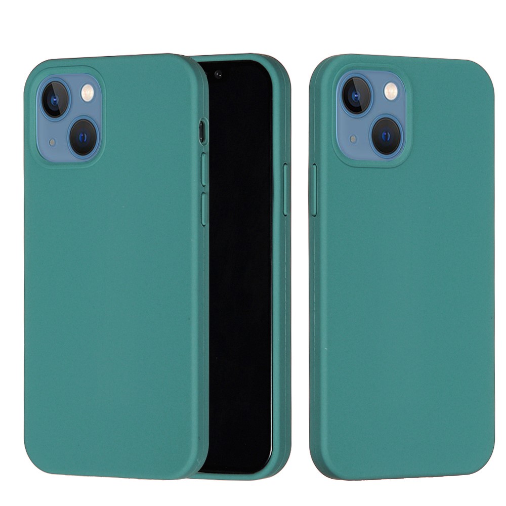  iPhone 13 Skal Liquid Silikon Skogsgrön