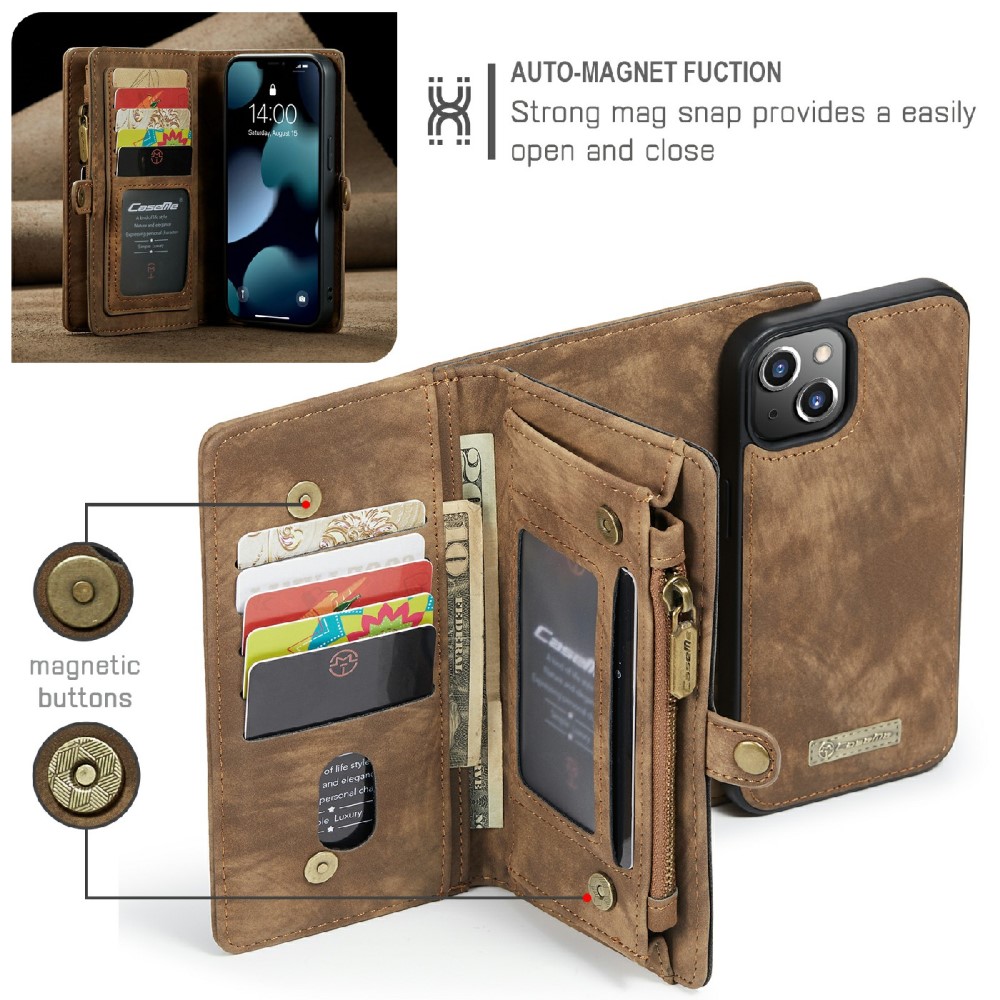 CASEME CASEME iPhone 13 Fodral/Skal Magnet 2in1 Multifunk