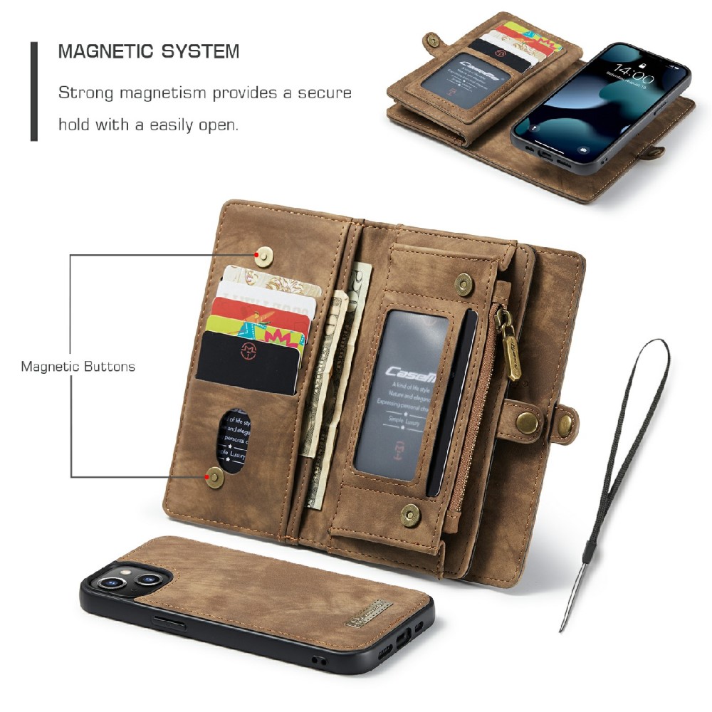 CASEME CASEME iPhone 13 Fodral/Skal Magnet 2in1 Multifunk