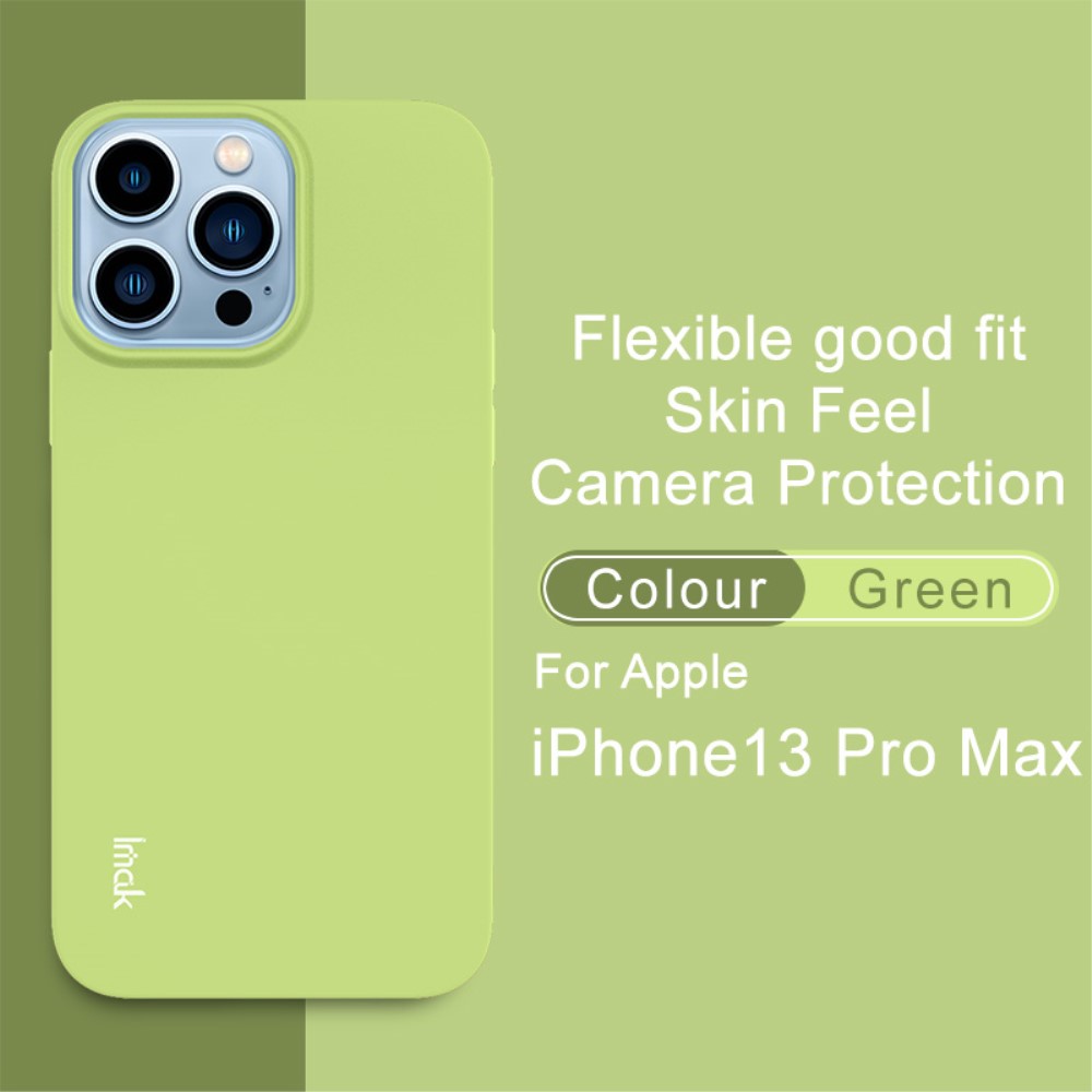 IMAK IMAK iPhone 13 Pro Max Skal Skin Touch TPU Grön
