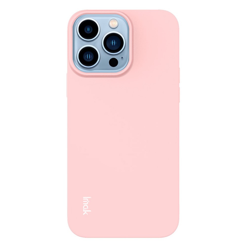 IMAK IMAK iPhone 13 Pro Max Skal Skin Touch TPU Ljus Rosa