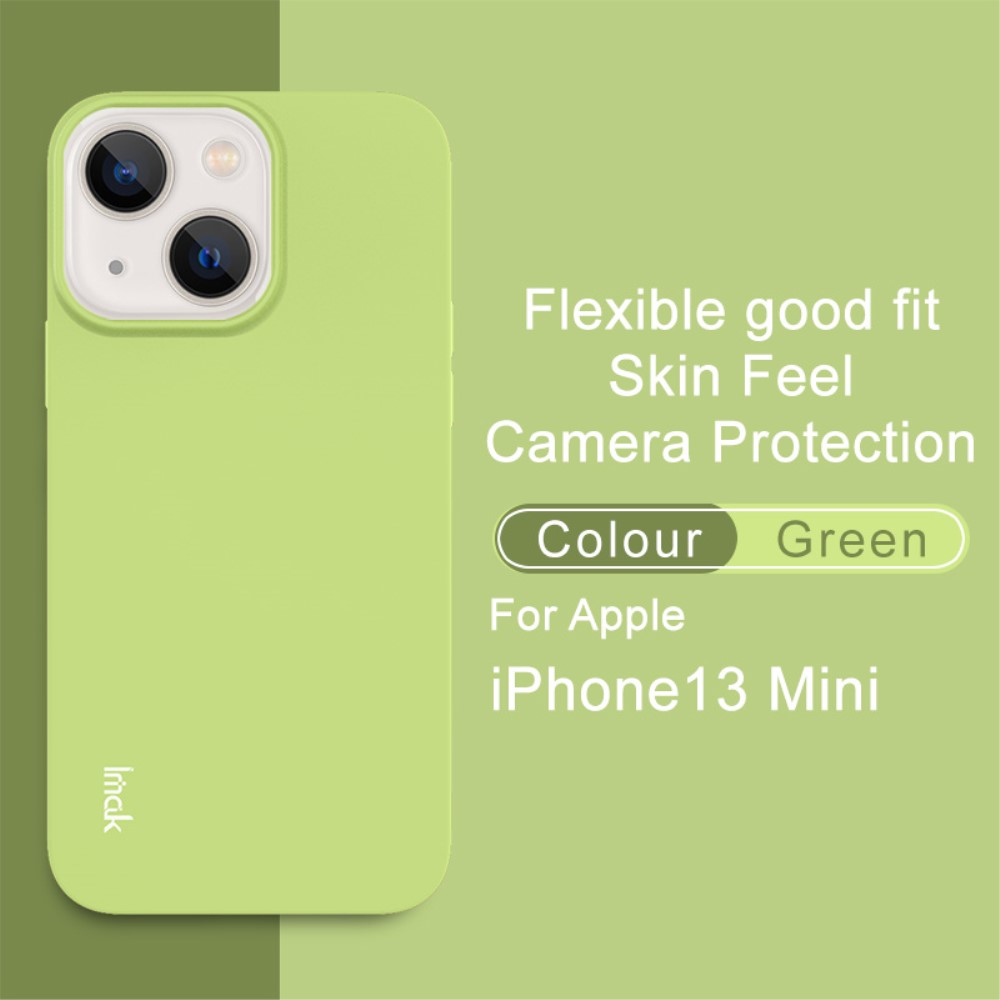IMAK IMAK iPhone 13 Mini Skal Skin Touch TPU Grön