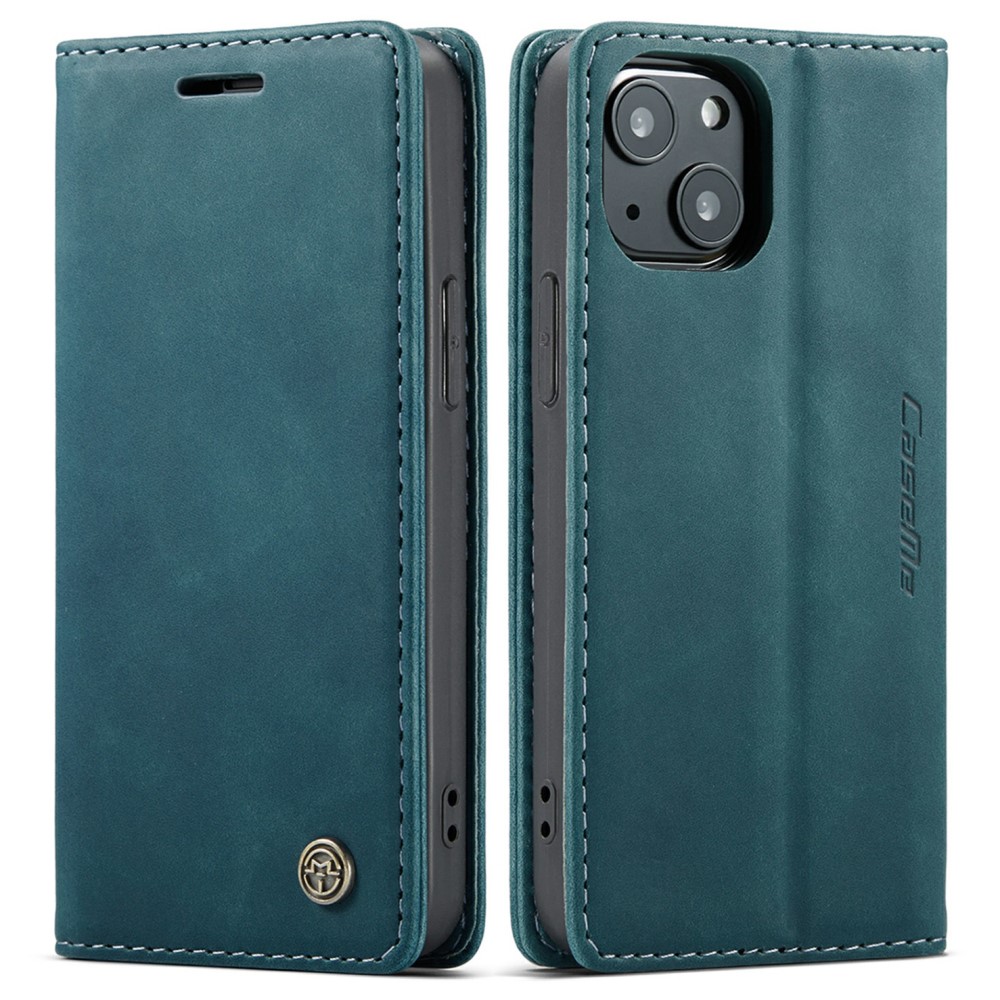 CASEME CASEME iPhone 13 Fodral Retro Läder Grön
