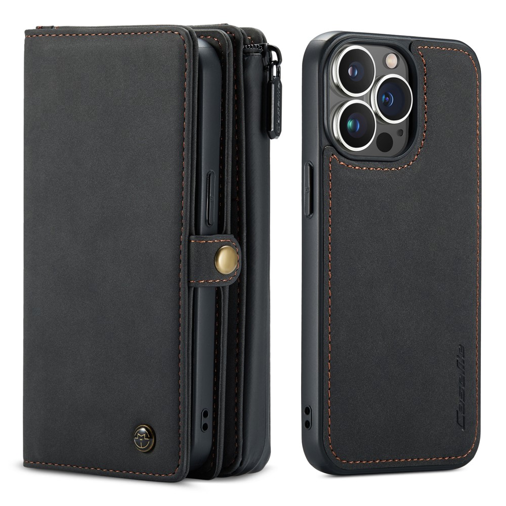CASEME CASEME iPhone 13 Pro Fodral/Skal Magnet 2in1 Multifunktionell Svart
