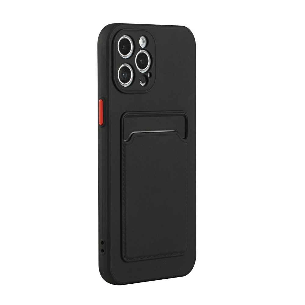  iPhone 13 Pro Skal Med Kortfack Svart