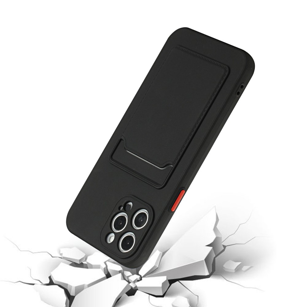  iPhone 13 Pro Skal Med Kortfack Svart