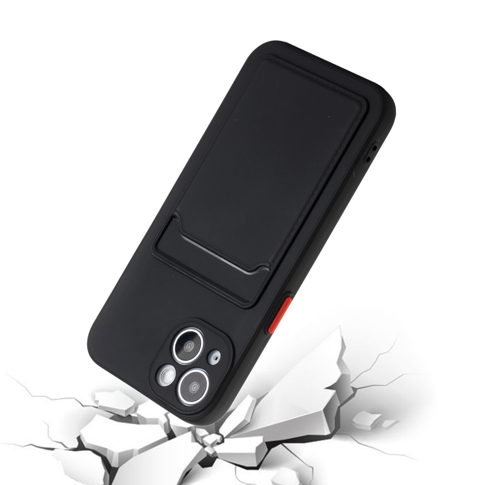  iPhone 13 Skal Med Kortfack Svart