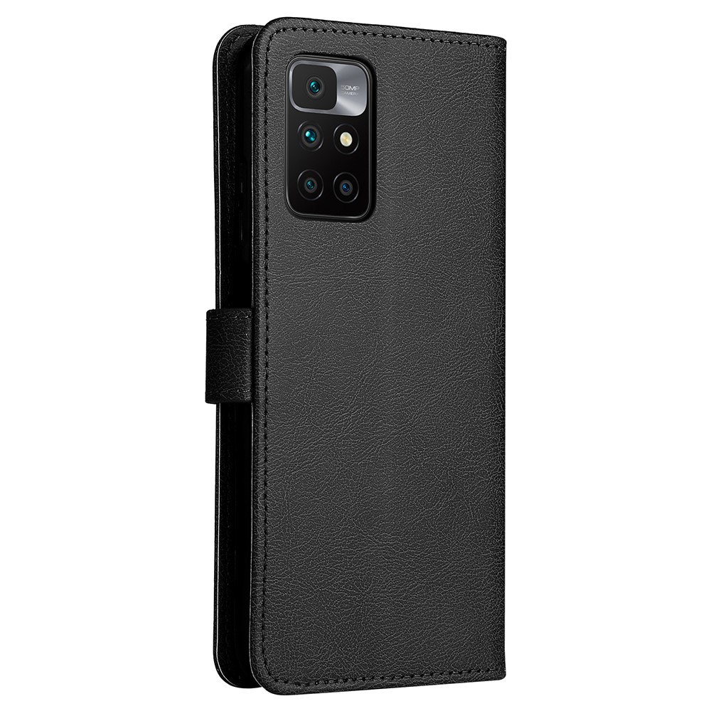  Xiaomi Redmi 10 Fodral Solid Läder Svart