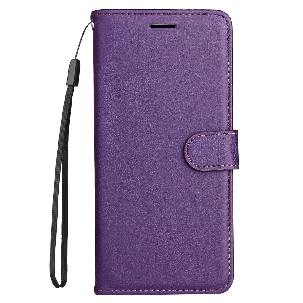  Xiaomi Redmi 10 Fodral Solid Läder Lila