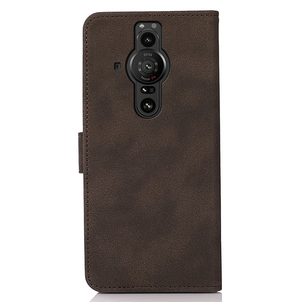 KHAZNEH KHAZNEH Sony Xperia Pro-I Fodral Retro Läder Brun
