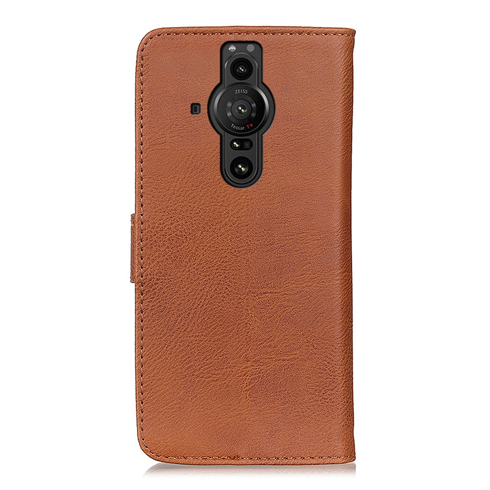 KHAZNEH KHAZNEH Sony Xperia Pro-I Fodral Läder Brun