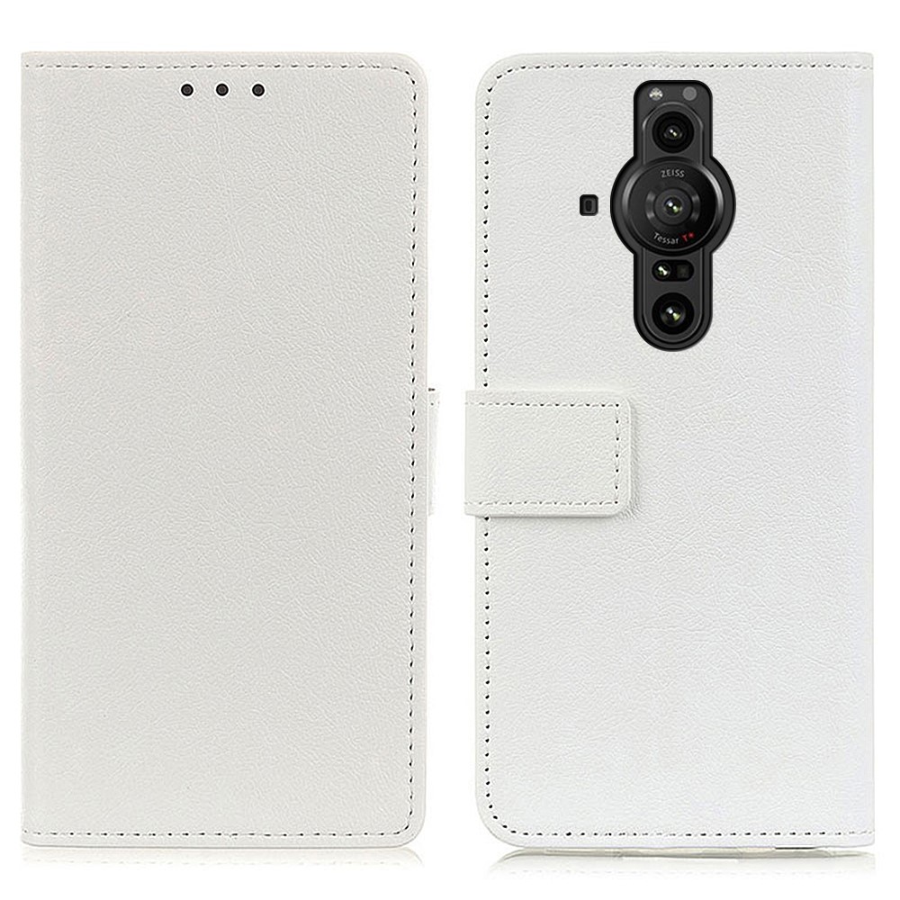  Sony Xperia Pro-I Fodral Läder Vit