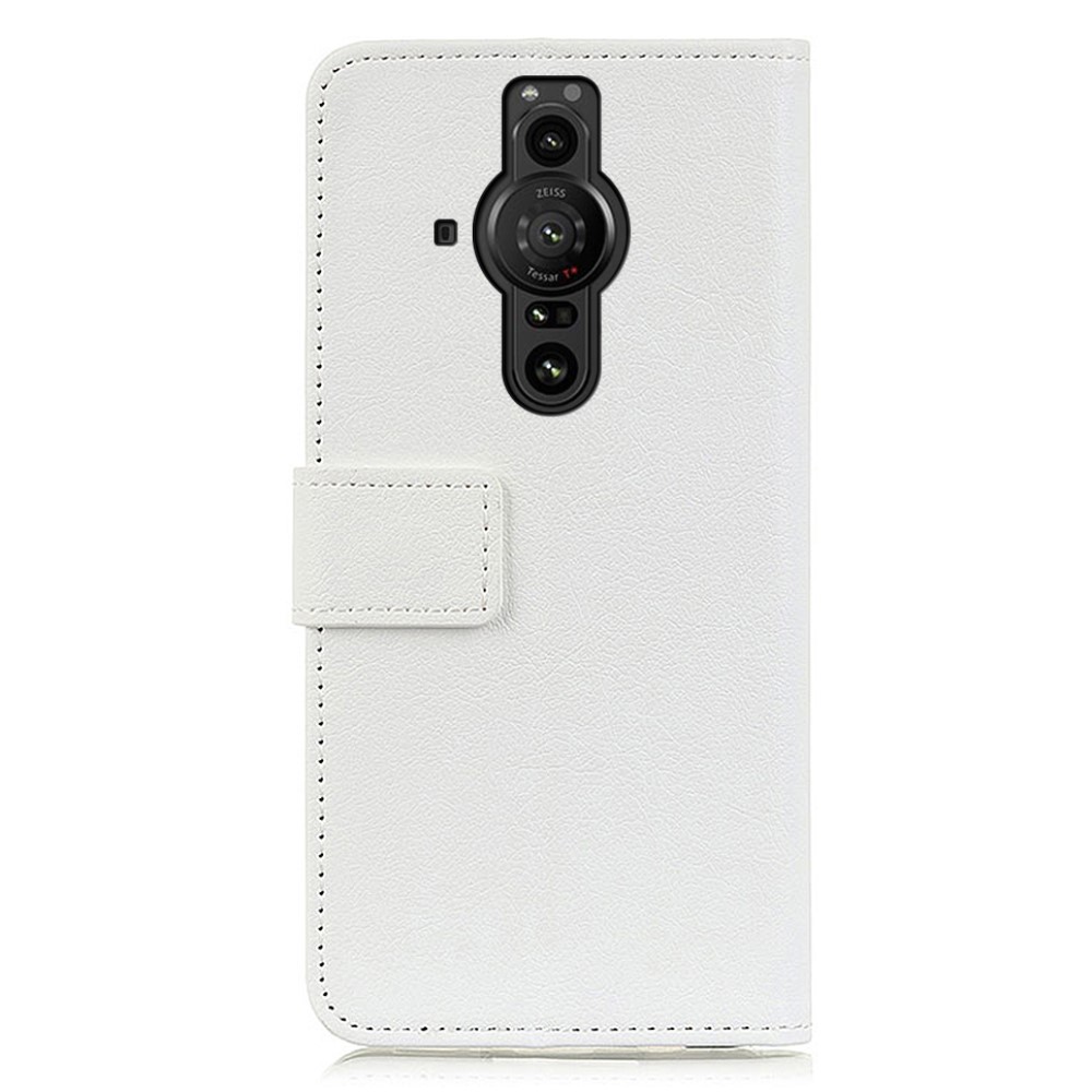  Sony Xperia Pro-I Fodral Läder Vit