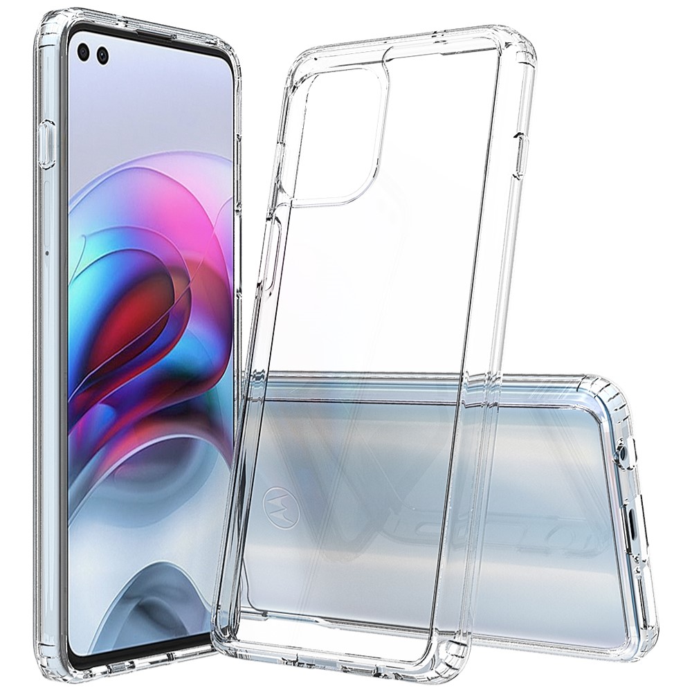  Motorola Moto G100 Skal Akryl/TPU Shockproof Transparent