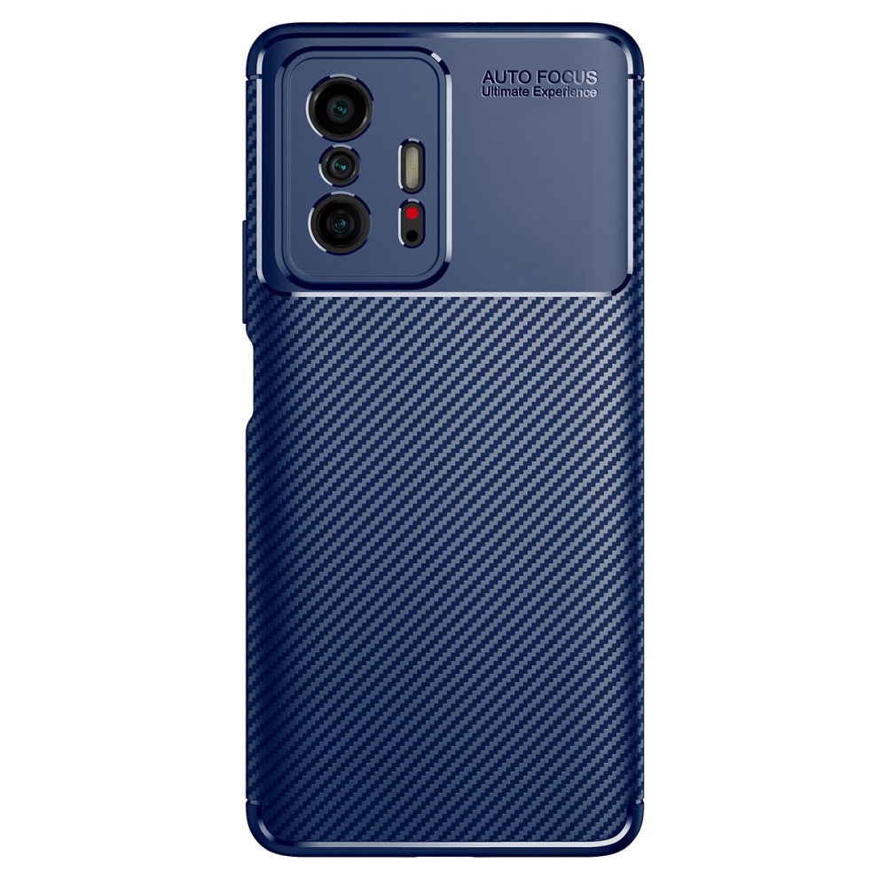  Xiaomi 11T / 11T Pro Skal Kolfiber Textur Blå