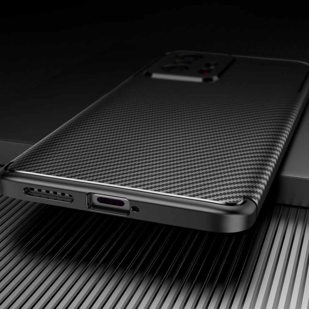  Xiaomi 11T / 11T Pro Skal Kolfiber Textur Blå