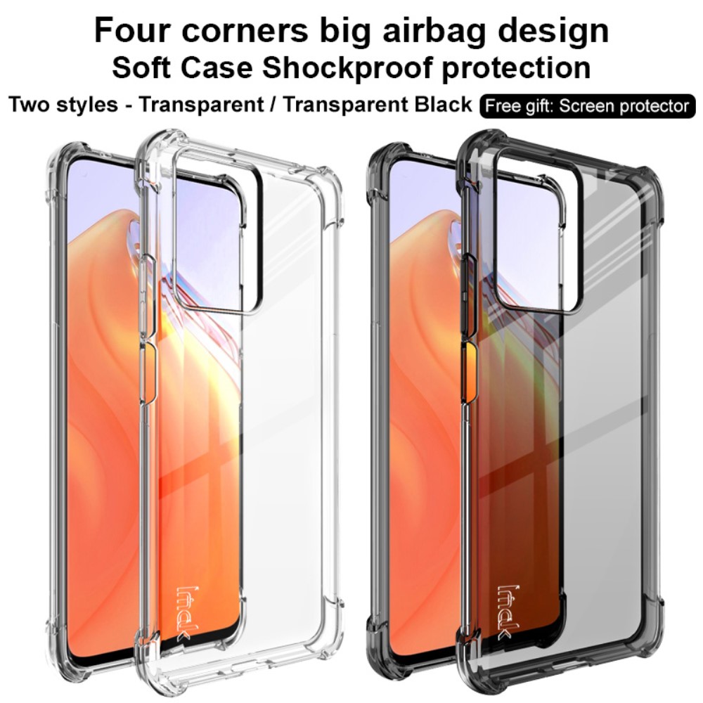 IMAK IMAK Xiaomi 11T / 11T Pro Skal Shockproof TPU + Skärmskydd Transparent