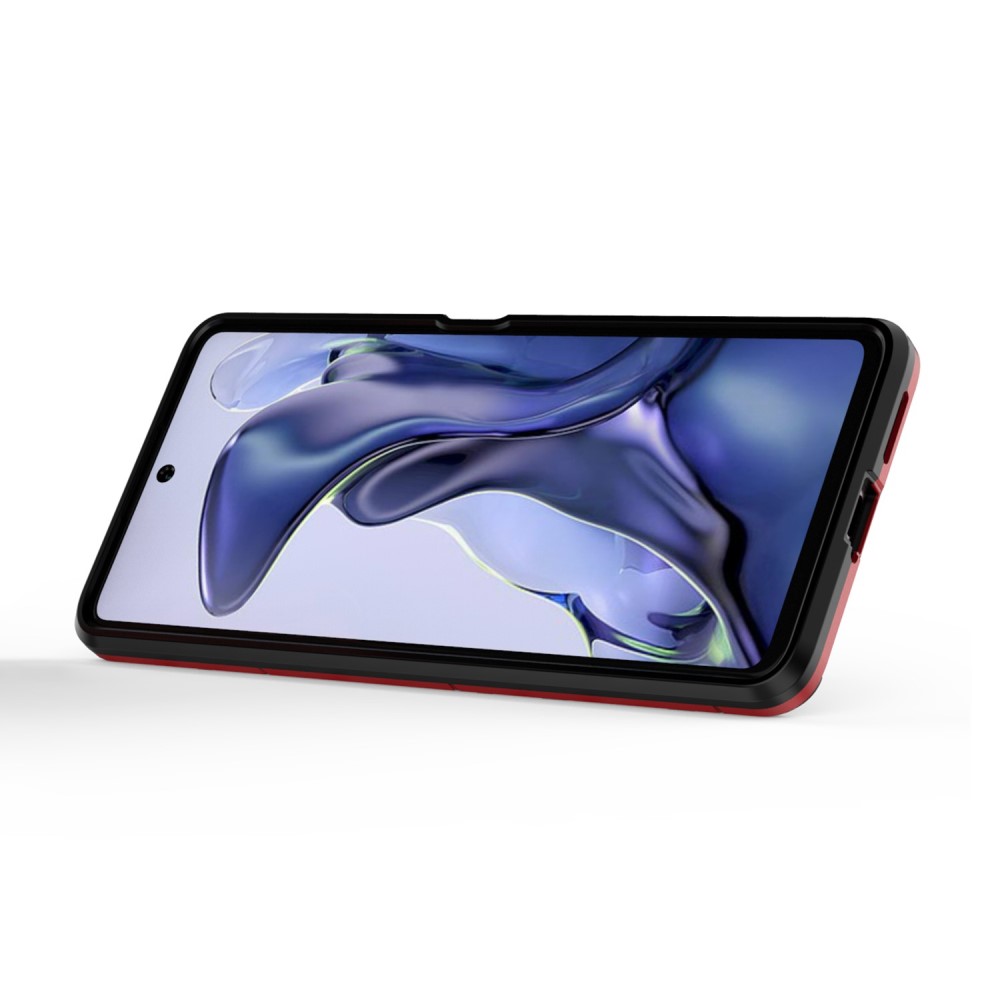  Xiaomi 11T / 11T Pro Skal Hybrid Armor Röd