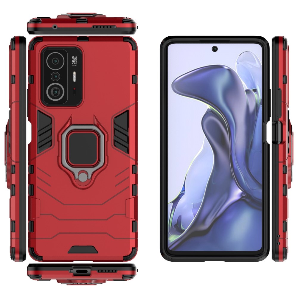  Xiaomi 11T / 11T Pro Skal Hybrid Armor Röd