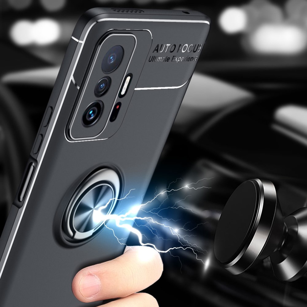  Xiaomi 11T / 11T Pro Skal Ring Röd