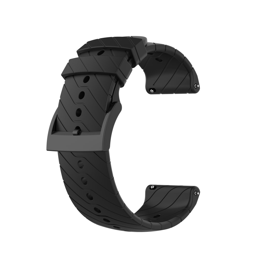  Silikon Armband (24mm) Svart