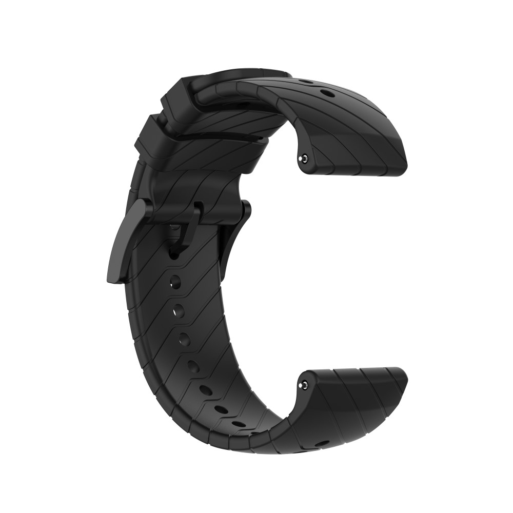  Silikon Armband (24mm) Svart