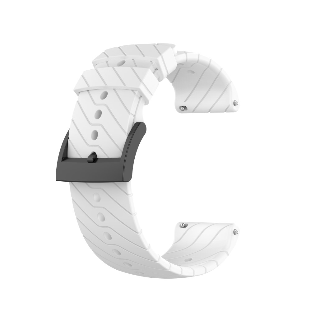  Silikon Armband (24mm) Vit