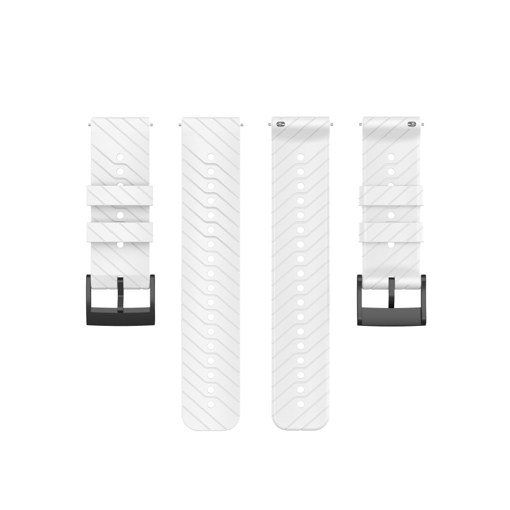  Silikon Armband (24mm) Vit