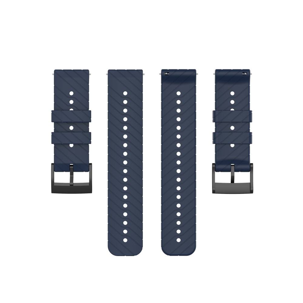  Silikon Armband (24mm) Mörk Blå