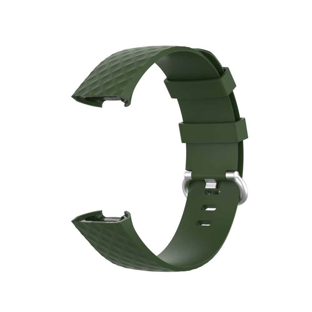  Armband Fitbit Charge 3 / 4 Mörk Grön