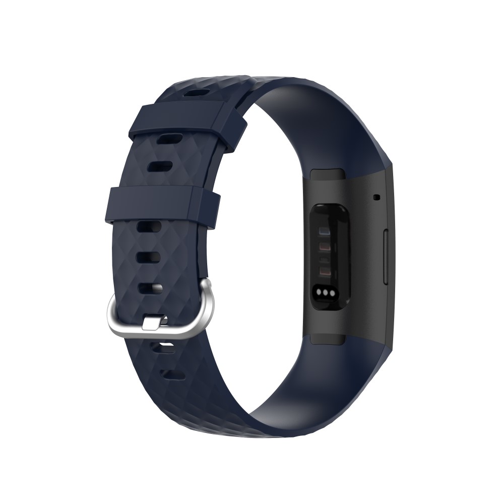  Armband Fitbit Charge 3 / 4 Navy Blue