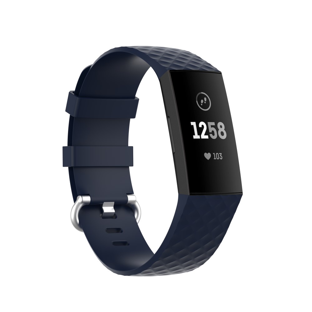  Armband Fitbit Charge 3 / 4 Navy Blue