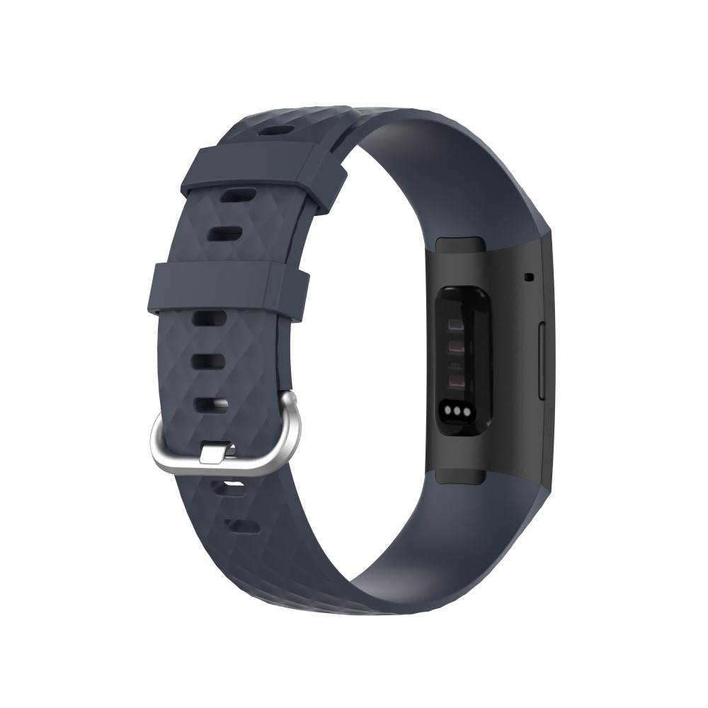  Armband Fitbit Charge 3 / 4 Mörk Blå