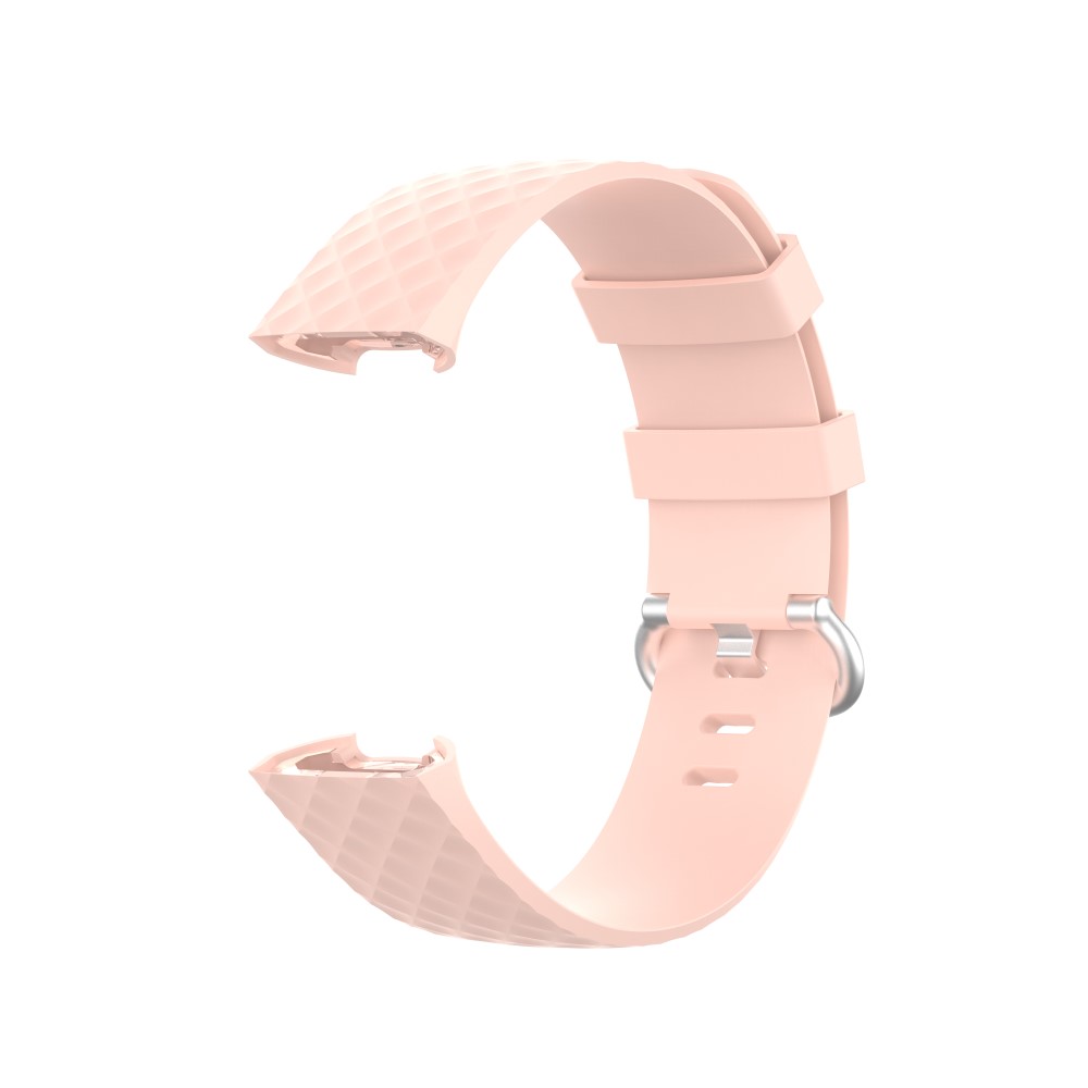  Armband Fitbit Charge 3 / 4 Ljus Rosa