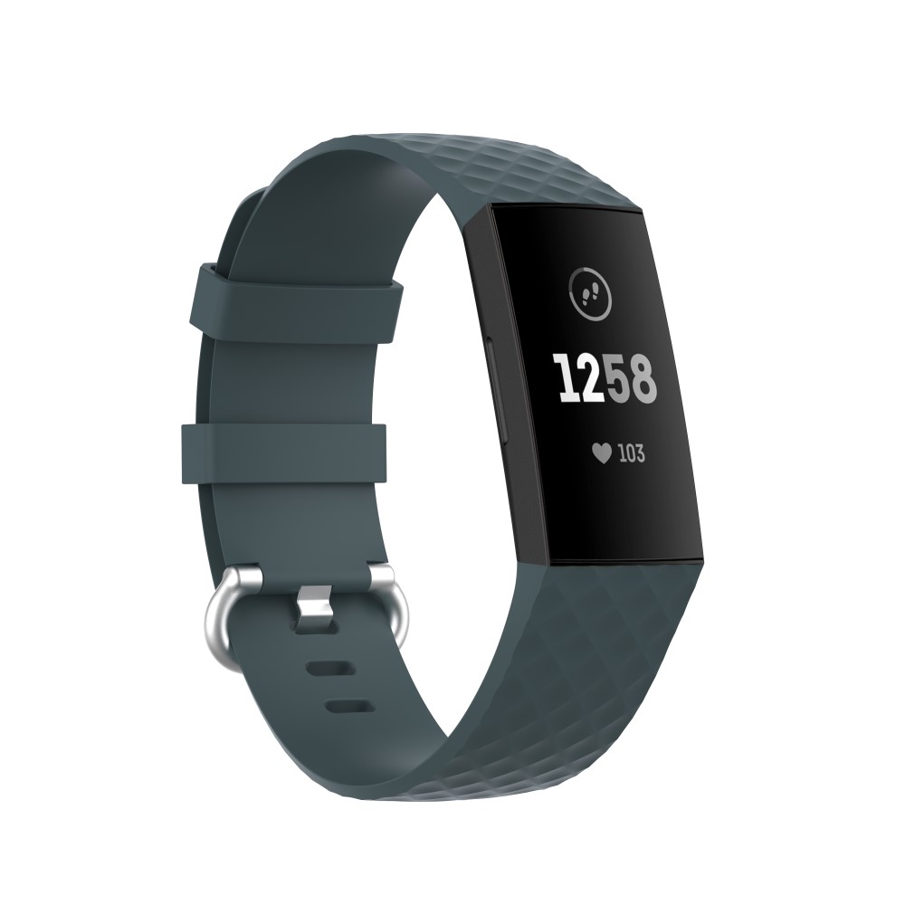  Armband Fitbit Charge 3 / 4 Mörk Grön