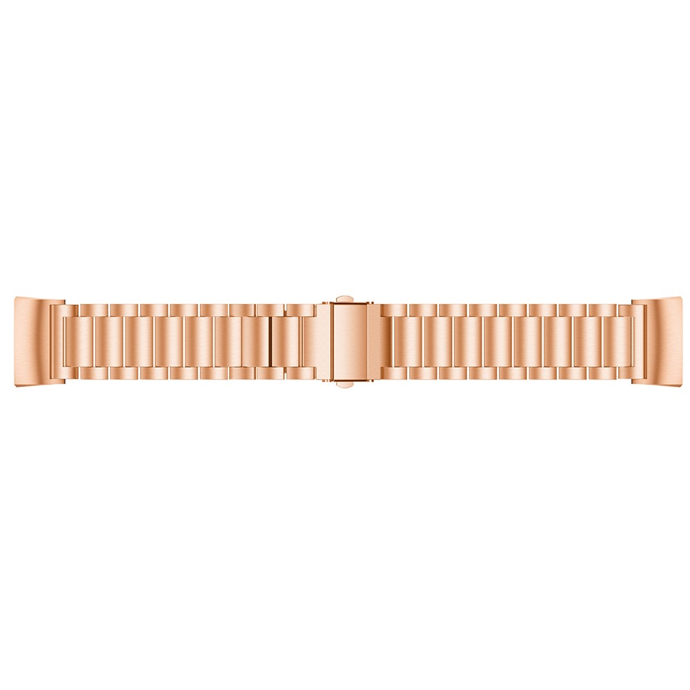  Lyxigt Metallarmband Fitbit Charge 3 / 4 Roséguld