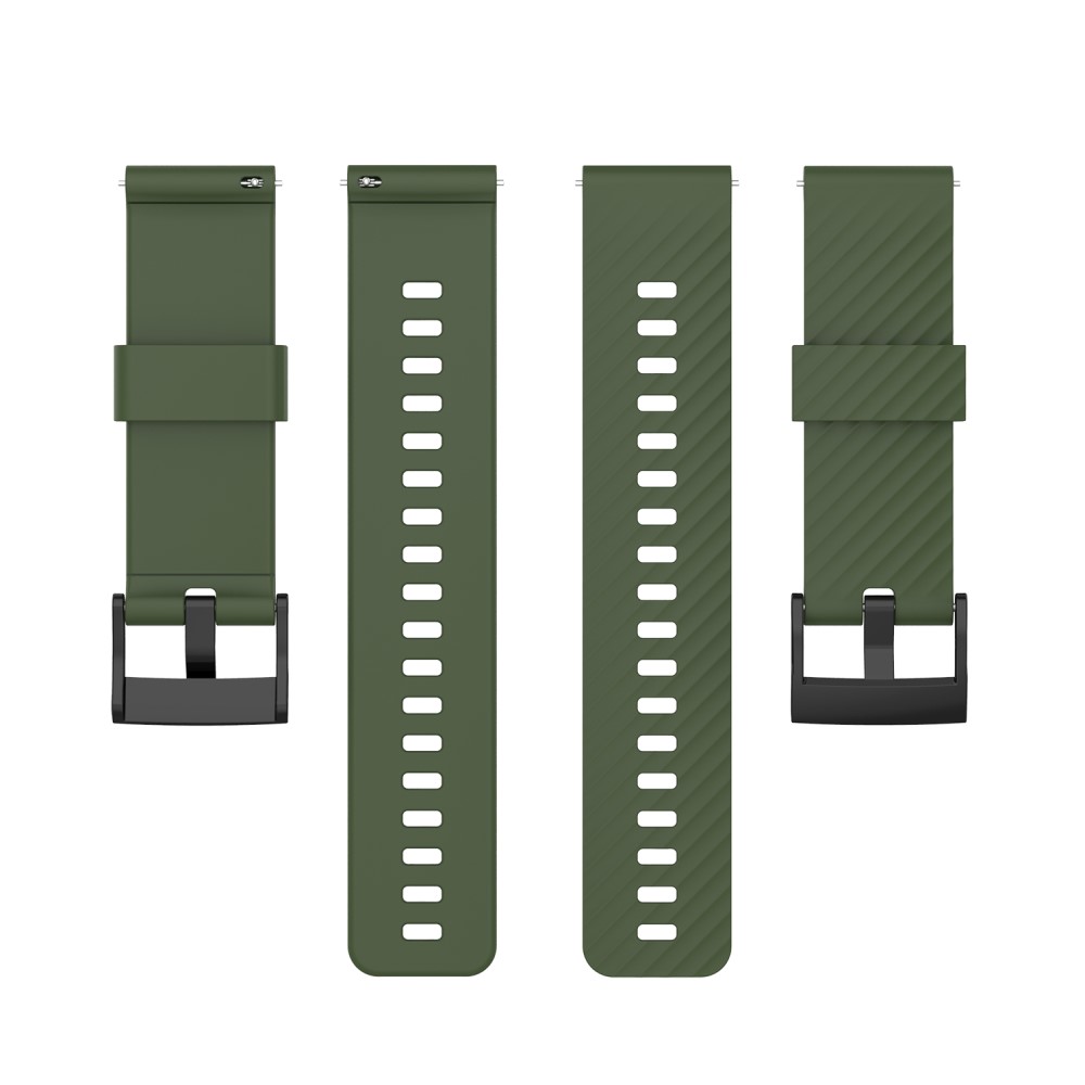  Silikon Armband För Suunto (24mm) Mörk Grön
