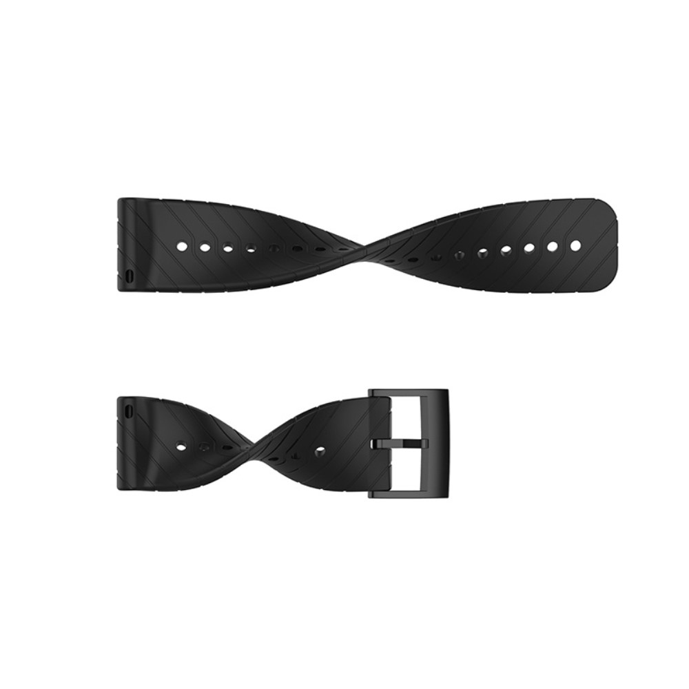  Suunto Silikon Armband Twill Textur (24mm) Vinröd