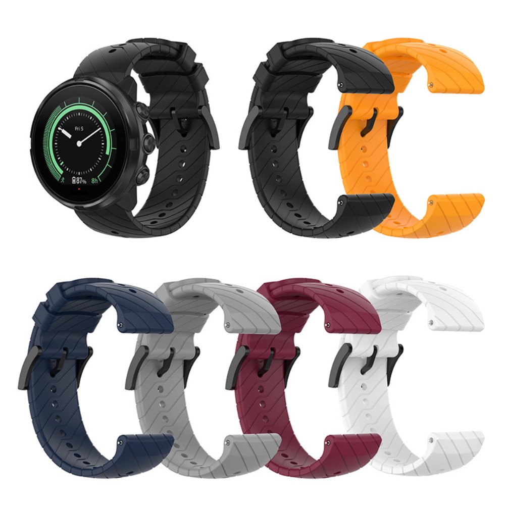  Suunto Silikon Armband Twill Textur (24mm) Grå