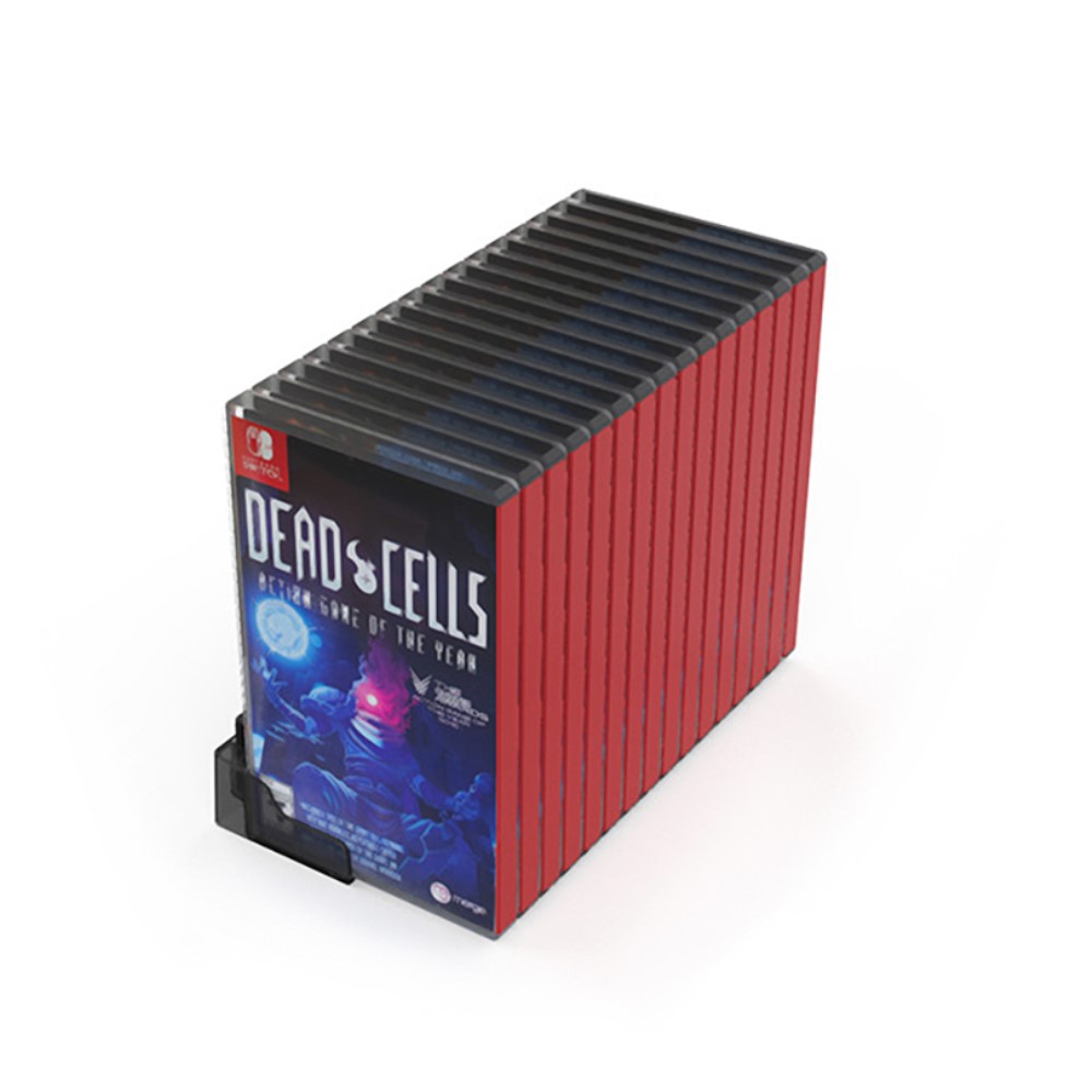  Nintendo Switch Lite/OLED Spelhållare / Förvaringsbox Svart